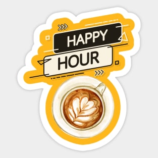 Happy hour Sticker